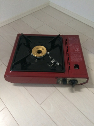 新品 カセットコンロ キャリコン ワインレッド