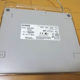 WACOM/ワコム USB接続タブレット FAVO CTE-440 ペンタブ ペンタブレットの画像