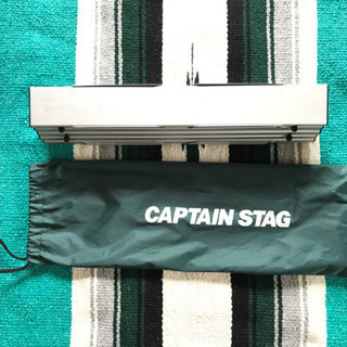 キャプテンスタッグ(CAPTAIN STAG) アルミ ロールテーブル ケース付 M-3713 アウトドア用 折りたたみ式の画像