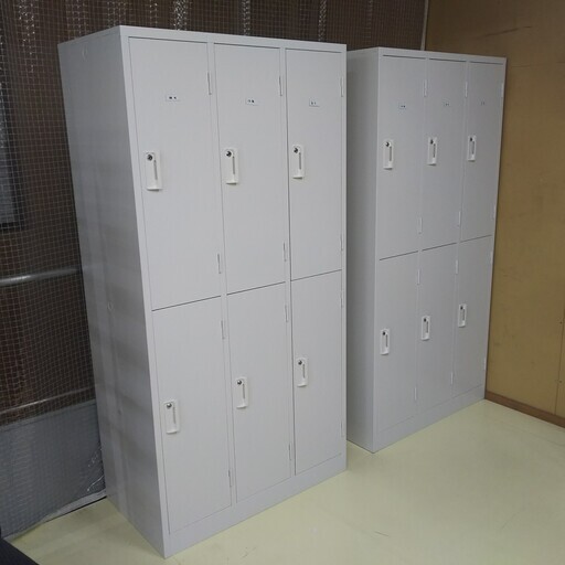 6人用ロッカー 鍵付 美品 引取限定