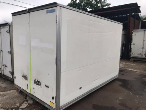 Ｎｏ．280 保冷バン アルミ箱 バイク倉庫 トラックコンテナ 米保管庫 物置 事務所