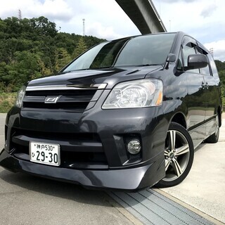 ☆かっこいい！低走行美車程度抜群　ノアS  エアロ HDDナビ ...
