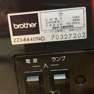 【取引終了】brother ミシン 年式不明  の画像
