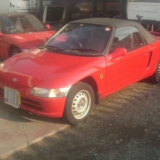 ホンダ　ビート　車検付き　オールペン　幌＆スクリーン良好　タイベ...