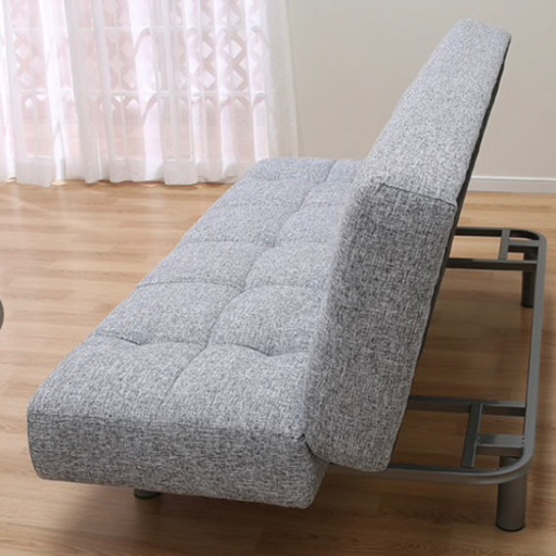 超美品！ソファーベッド(薄いブルー)