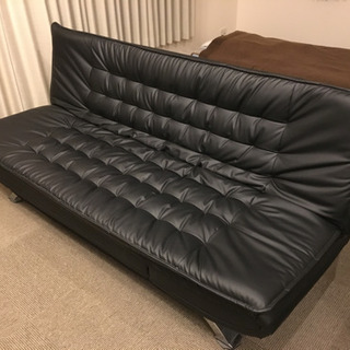 【更に値下げしました】ソファベッド セミダブル 