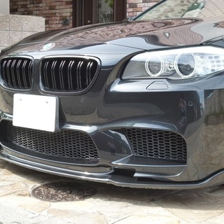 検査2年12月535iハイラインPKG M5仕様/改造多数/KW車高調/社外19インチ/Fリップ/デイライト/純正HDDナビ/idrive/地デジ/バックカメラ/革/HID の画像