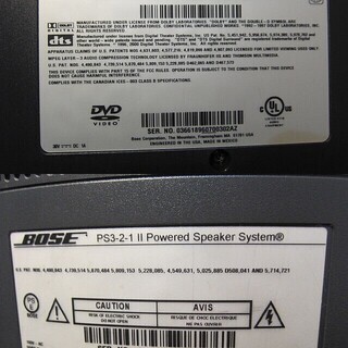 BOSE PS3-2-1 Ⅱ Powered Speaker System ホームシアター　アンプの画像