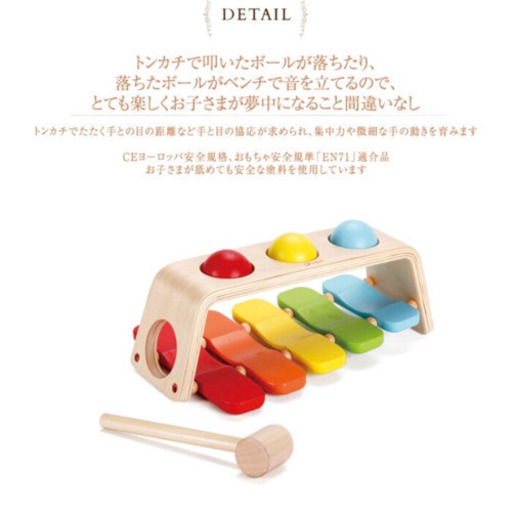 新品★木製 知育玩具 2イン1 パウンド アンド タップベンチ