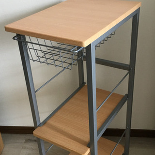 中古 キッチンワゴン キャスター付き