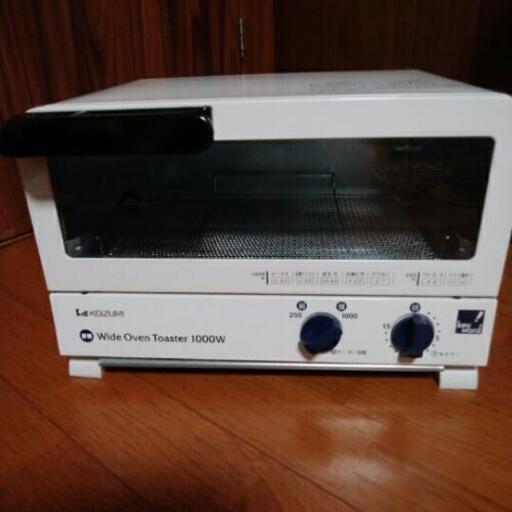 小泉 ワイドオーブントースター  美品