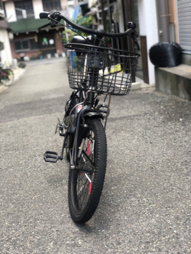 超お得！配送無料！ビーチクルーザー20インチブラック！美中古品！