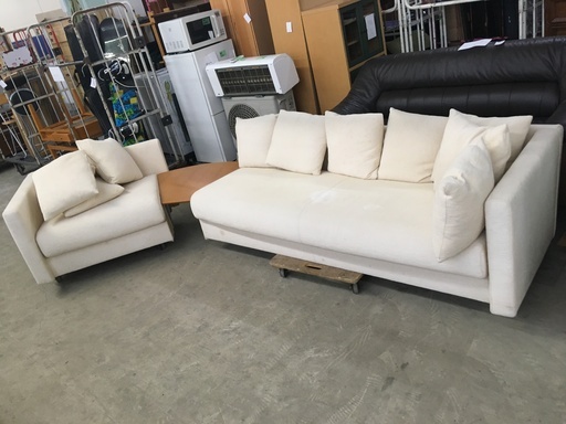 福岡市内受け渡し特大 カッシーナ IXC 格安 レストアベースにも定価100万円程 コーナーソファ