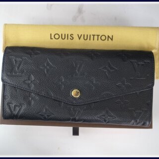 93 【本物保証】 LOUIS VUITTON ルイヴィトン アンプラント キュリーズ アンフィニ M60287 二つ折り長財布