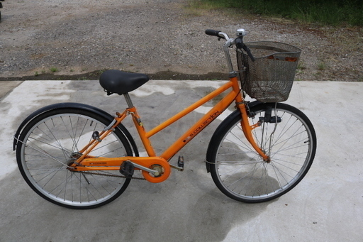 オンライン 26インチ ファッションサイクル オレンジ Cannondale