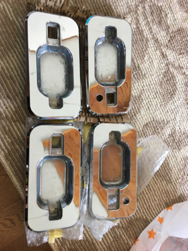 ハマーH2 ビレット ドアハンドル バケット  クローム