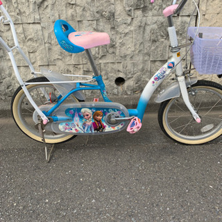 16インチ 身長98～116cm 子供用自転車 ディズニー アナと雪の