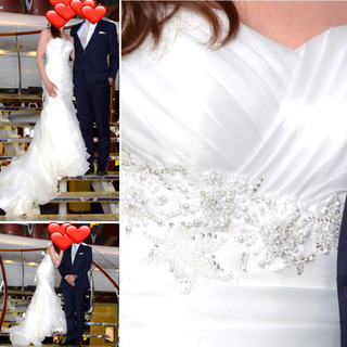 【クリーニング二回済！】マーメイド❤️ウェディングドレス❤️の画像