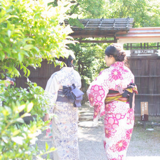 浴衣着付け体験付きロケーション撮影の画像