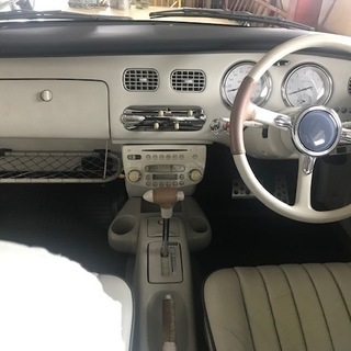 【超希少】日産　フィガロ　極上車　室内保管　美車　オープントップ　オプション多数の画像