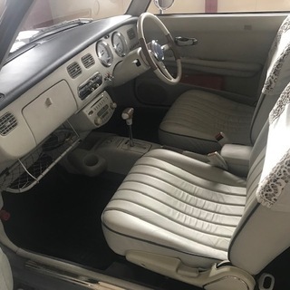 【超希少】日産　フィガロ　極上車　室内保管　美車　オープントップ　オプション多数の画像