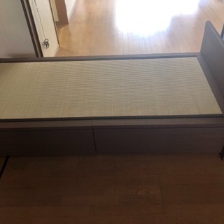 ［お値段交渉受付中］6月中引取 ニトリ 畳ベッド 引き出し付き 美品