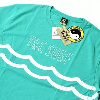 新品未開封　★ T＆C Surf 　 タウン＆カントリー 　メンズ 　半袖　Tシャツ　サイズM　LIGHTGREEN系　★の画像
