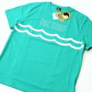 新品未開封　★ T＆C Surf 　 タウン＆カントリー 　メンズ 　半袖　Tシャツ　サイズM　LIGHTGREEN系　★の画像