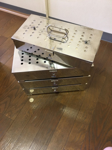 《譲渡完了》医療用ステンレス製カストまとめて4個