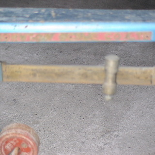 宮城県 引取限定 HOKUTOW 台スケール 台貫 はかり キャスター付き 昭和アナログ 手動の画像