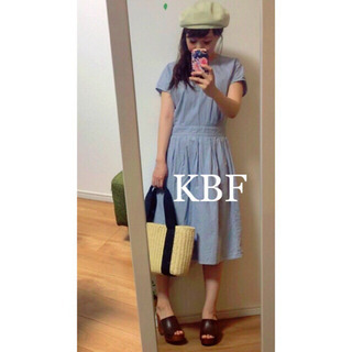 ☆KBF ☆ケービーエフ  ストライプワンピース