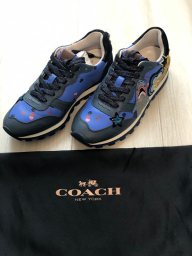 コーチ C125 ランナー ウィズ シャーキー パッチ