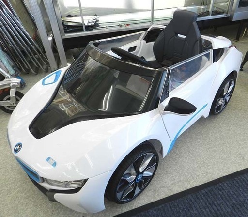 訳アリ 電動乗用玩具 BMW-i8 コンセプトスパイダー  AVIGO 子供用  ☆ PayPay(ペイペイ)決済可能 ☆ 札幌市 北区 屯田