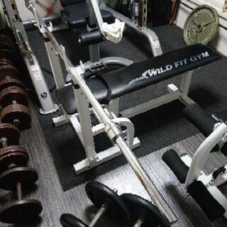 ベンチプレスセット55Kg ベンチプレス！55キロセット！！