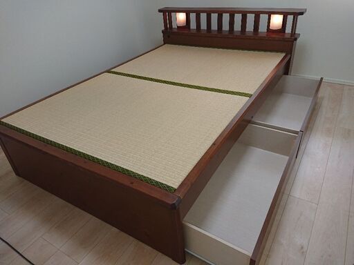 引き出し付畳ベッド ダブルベッド