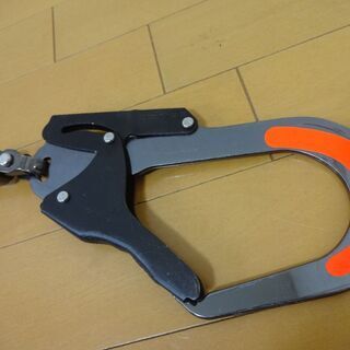KH 玄人魂 1本つり専用 フック ブラック カラビナ 安全帯 の画像