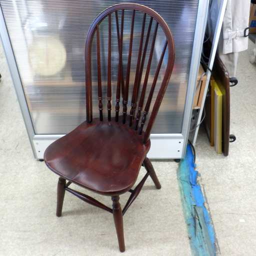 PayPay対応 ダイニングチェア 秋田木工 ブラウン食卓椅子 イス 札幌市西区西野