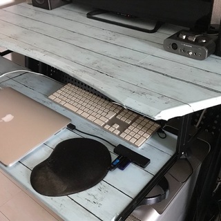 【20,000円→15,000円に値下げ！】レアカラー！？　DAW,DTMユーザーへ！  DTMシステムデスク（リメイクシートver.）の画像