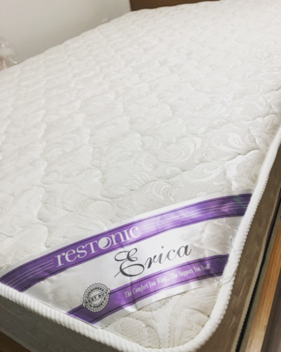 大塚家具 セミダブルベット マットレス付 収納付