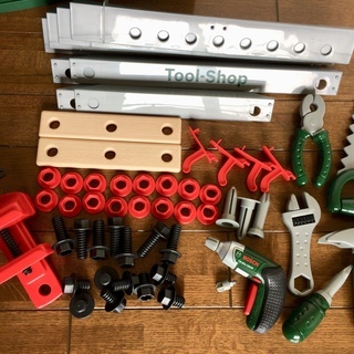【ボーネルンド】ボッシュ ミニワークセンター  工具セット玩具の画像