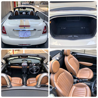 【希少】車検/令和2年3月迄!!BMW☆ミニ☆クーパー☆ロードスター☆H25年式☆走行6万km☆オープン☆ナビ☆ETC!!の画像