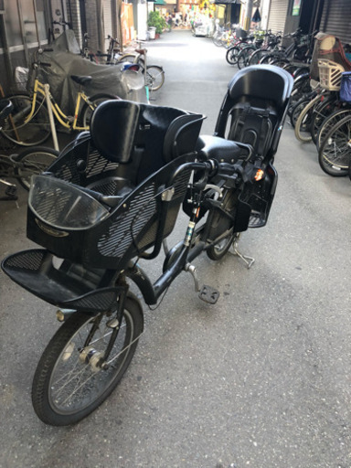 美品！ブリヂストン アンジェリーノプティットAG20-3 20インチ3段AUTO LED 無光沢黒