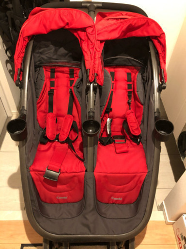 双子、年子用   コンビツインベビーカー