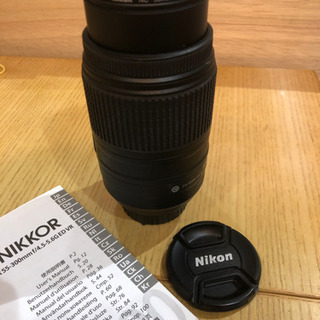 Nikon 望遠ズームレンズ AF-S DX NIKKOR 55-300mm f/4.5-5.6G ED VR ニコンDXの画像