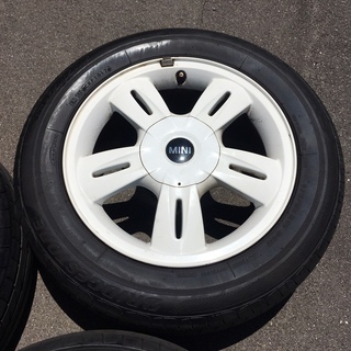 美品バリ山　マナレイ製アルミホイール　ガリ傷なしPCD100/4H　165/50R15　SMART ☆バリ山☆15×5.5J PCD100-4H ガリ傷なし☆4本