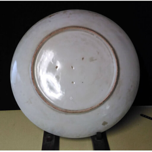 a805 古伊万里 大皿 大石内蔵助 遊戯の図