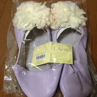 【新品】コサージュ付き ルームシューズ