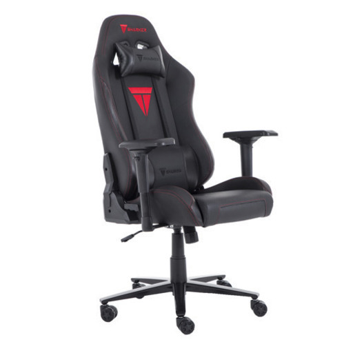 PANDA ゲーミングチェア VSHARKERシリーズ リクライニングチェア 約160度 バケットシート ハイバック  (レッド)