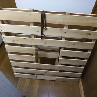 純粋国産品　国産ひのき　すのこベッド　シングルサイズ　の画像
