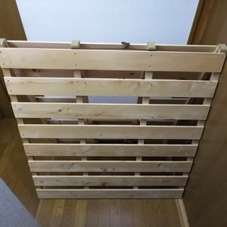 純粋国産品　国産ひのき　すのこベッド　シングルサイズ　